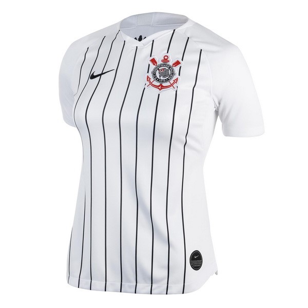 Camisetas Corinthians Paulista Primera equipo Mujer 2019-20 Blanco